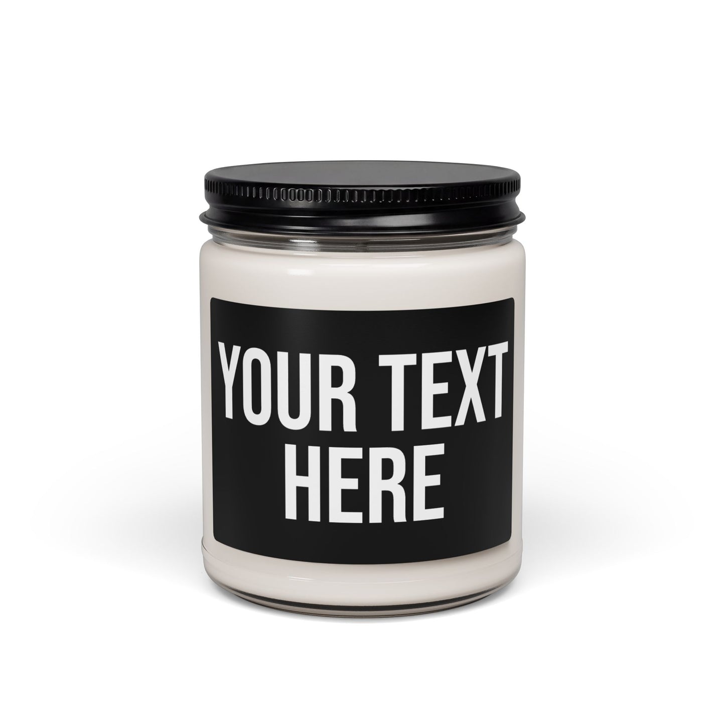 PERSONALIZED TEXT LABEL BLACK + WHITE