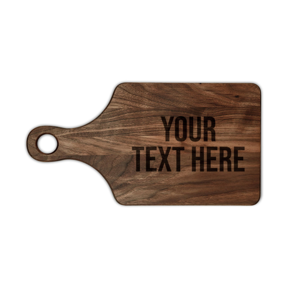 PERSONALIZED TEXT ENGRAVED WOODEN CUTTING BOARD