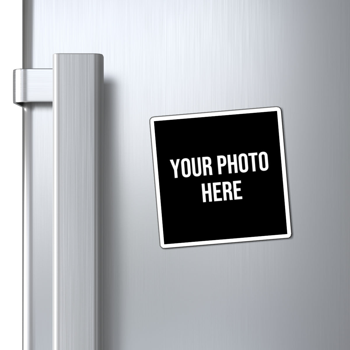 PERSONALIZED PHOTO SQUARE VINYL MAGNET