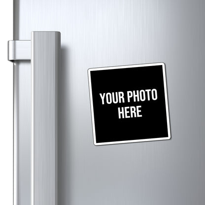 PERSONALIZED PHOTO SQUARE VINYL MAGNET
