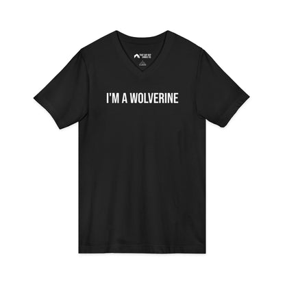 I'M A WOLVERINE UNISEX V-NECK TEE