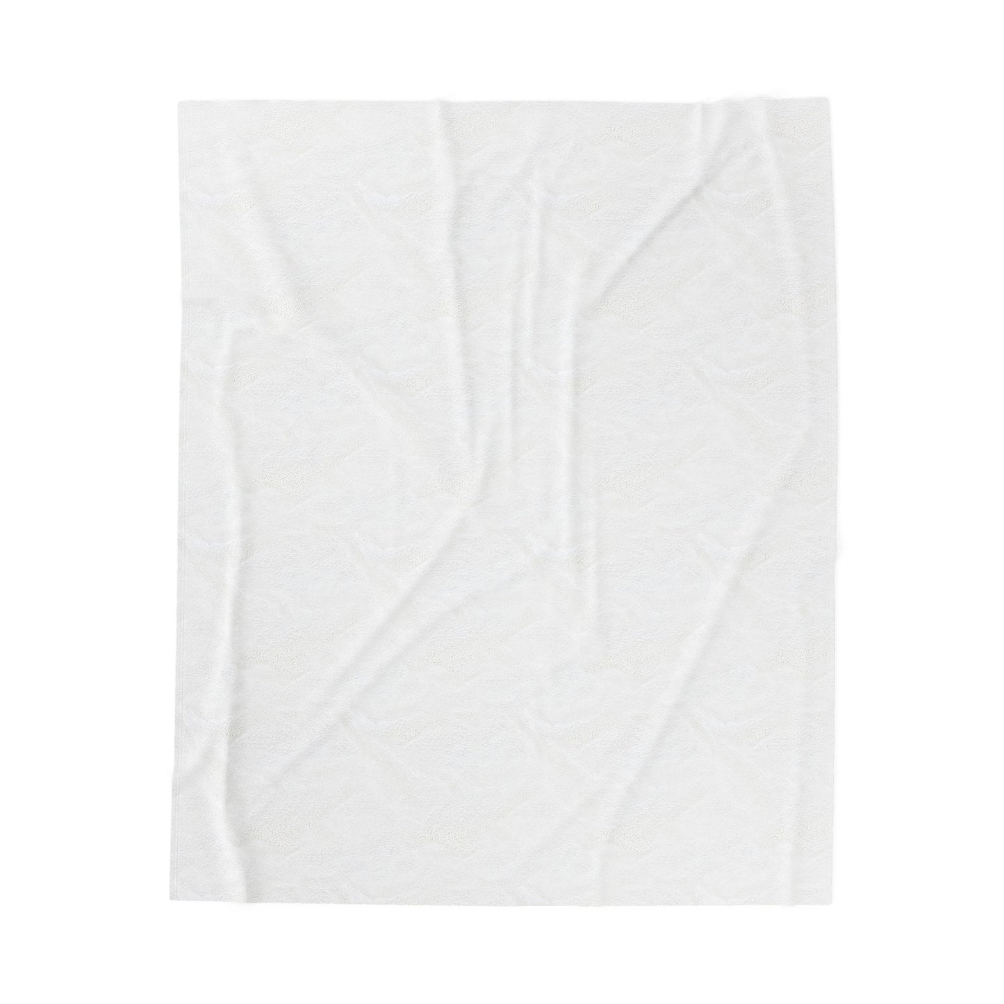 PERSONALIZED TEXT VELVETEEN PLUSH BLANKET BLACK + WHITE