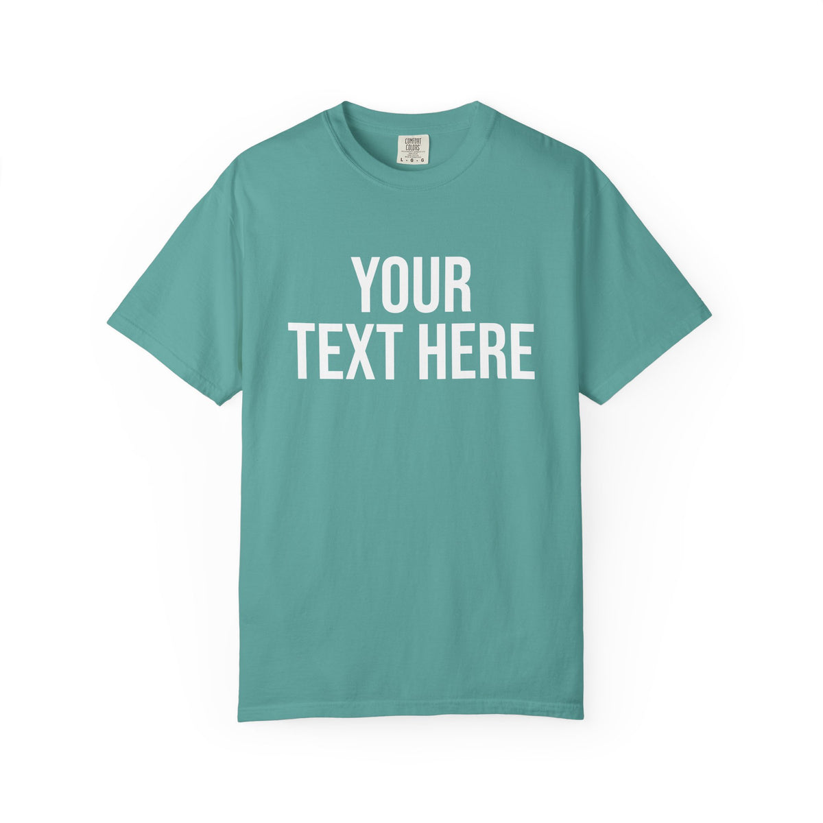 PERSONALIZED TEXT ALL-GENDER TEE