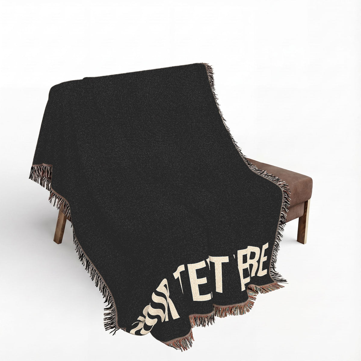 PERSONALIZED TEXT WOVEN BLANKET