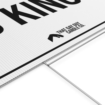 NO KINGS YARD SIGN