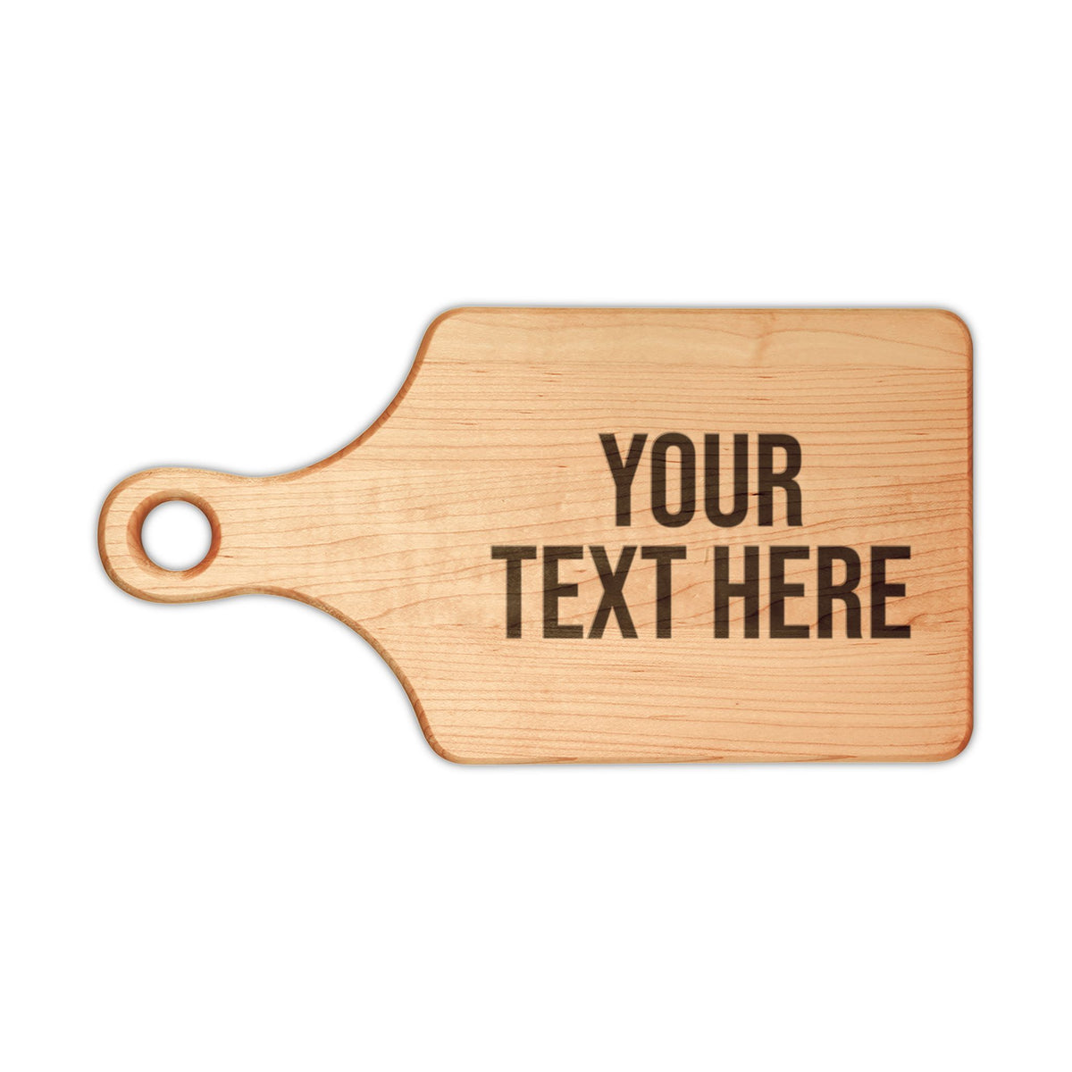 PERSONALIZED TEXT ENGRAVED WOODEN CUTTING BOARD