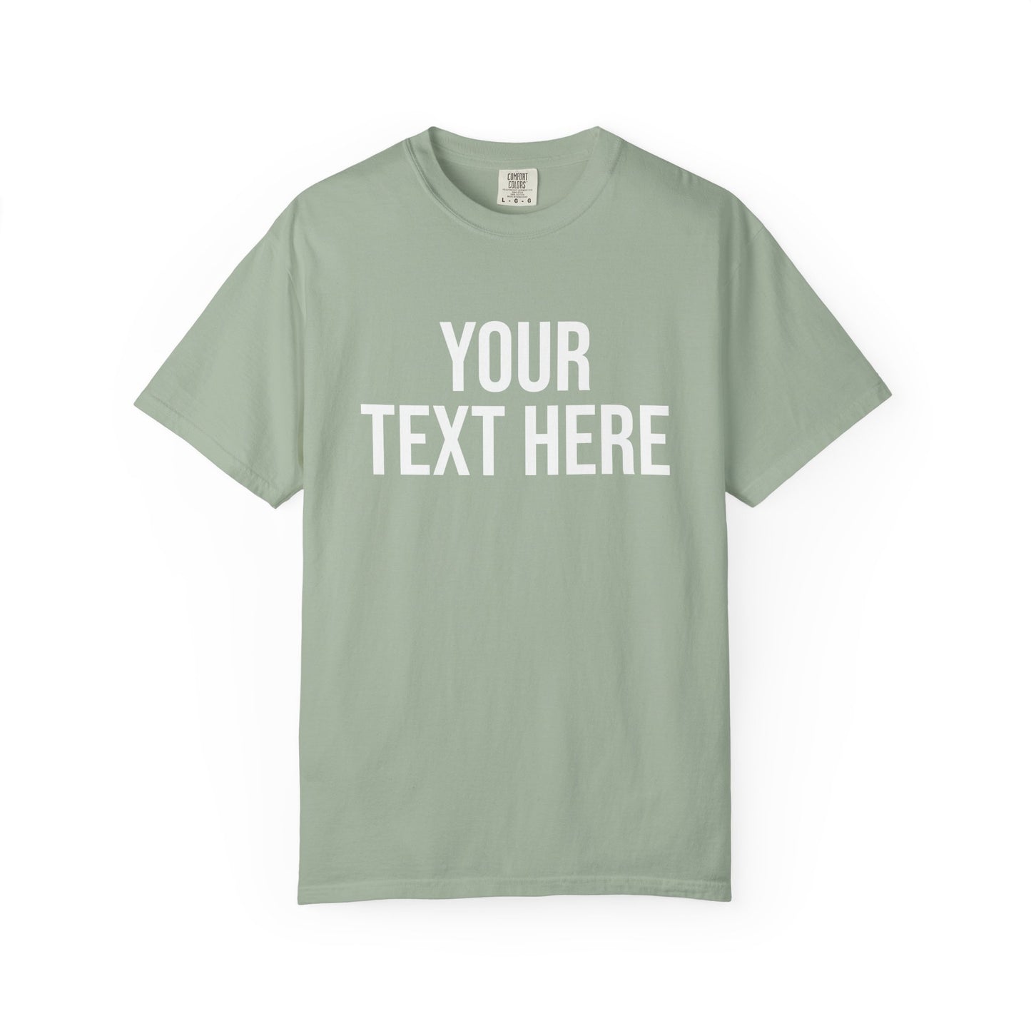 PERSONALIZED TEXT ALL-GENDER TEE