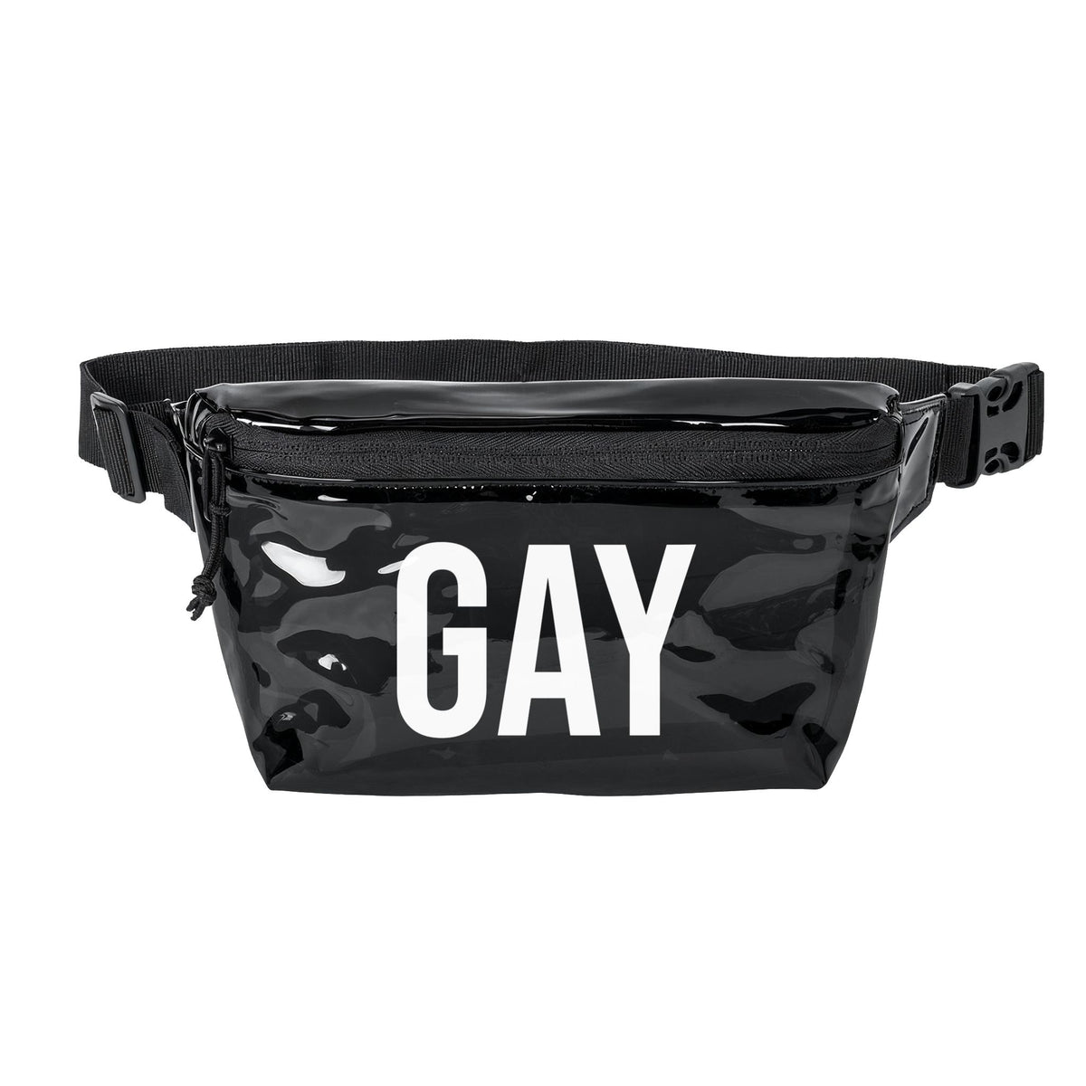 GAY TRANSPARENT FANNY PACK