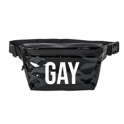 GAY TRANSPARENT FANNY PACK