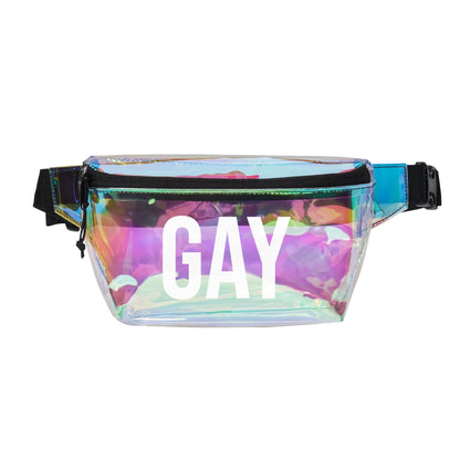 GAY TRANSPARENT FANNY PACK
