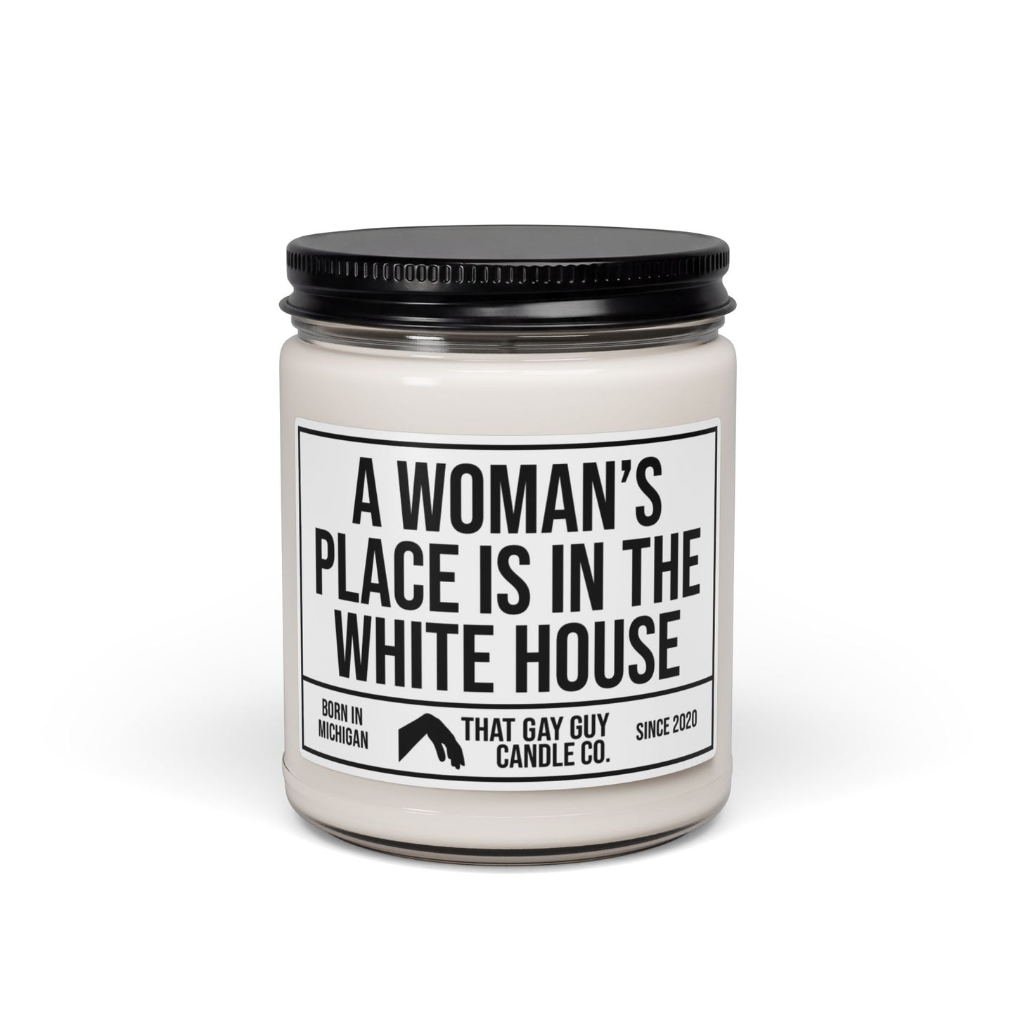 A WOMAN'S PLACE IS IN THE WHITE HOUSE